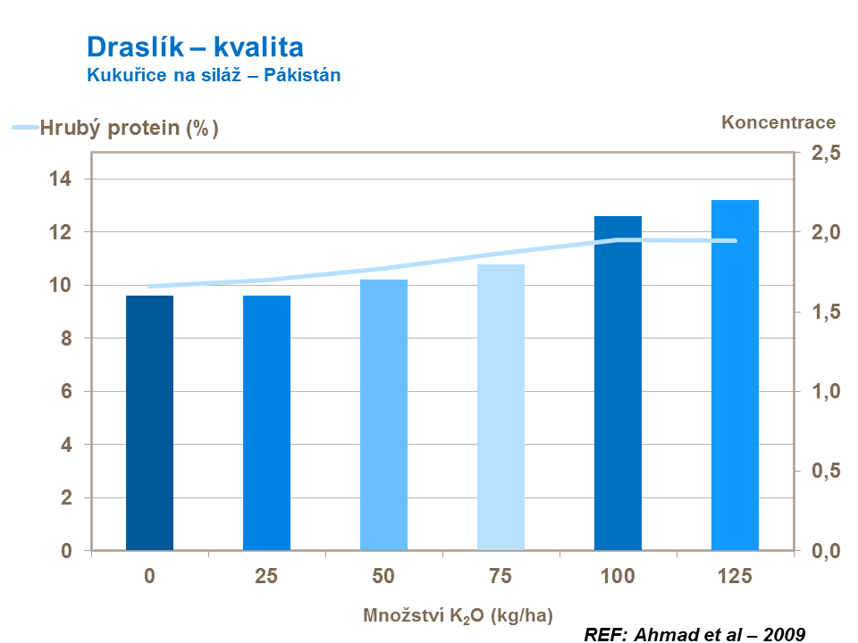 Draslík – kvalita kukuřice na siláž